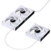 Вентилятор JONSBO ZK-120W(3 in 1) White 120х120х25мм (24шт/кор, ARGB LED, 800-2200об/мин, белый) Retail