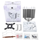 Кулер Thermalright Assassin X 120 R SE White  LGA115X/1200/1700/AM4/AM5 (120mm PWM Fan, 4 тепл. трубки 6мм) / TRAX120RSEW