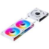 Вентилятор JONSBO ZK-120WR(3 in 1) White 120х120х25мм REVERSE (24шт/кор, ARGB LED, 800-1800об/мин, белый) Retail