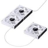 Вентилятор JONSBO ZK-120WR(3 in 1) White 120х120х25мм REVERSE (24шт/кор, ARGB LED, 800-1800об/мин, белый) Retail