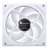 Вентилятор JONSBO ZK-120WR(3 in 1) White 120х120х25мм REVERSE (24шт/кор, ARGB LED, 800-1800об/мин, белый) Retail