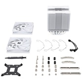 Кулер Thermalright Peerless Assassin 120 White  LGA115X/1200/1700/AM4/AM5 (Dual Tower, 2x120mm PWM Fan, медное основание, 6 тепл. трубок 6мм) / TRPA120W