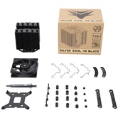 Кулер Thermalright Silver Soul 110 Black  LGA115X/1200/1700/2011/-3/2066/AM4/AM5 (Dual Tower, 92mm PWM Fan, медное основание, 5 тепл. трубок 6мм) / TRSS110B