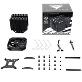 Кулер Thermalright Silver Soul 135 Black  LGA115X/1200/1700/2011/-3/2066/AM4/AM5 (Dual Tower, 120mm PWM Fan, медное основание, 6 тепл. трубок 6мм) / TRSS135B