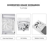 Вентилятор Thermalright TL-P12W / 120mm PWM / TRTLP12W