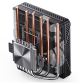 Кулер JONSBO HP-600 Black LGA1700/1200/115X/AM5/AM4 низкопрофильный 66мм (27шт/кор, TDP 210W, PWM, 120mm Fan, 6 тепловых трубок, 4-pin) Retail