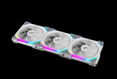 Комплект вентиляторов (3шт.) Lian Li UNI FAN SL120 White /UF-SL120-3W/ 120x120x25мм (PWM, ARGB, 800-1900 об/мин, 31dBa) / G99.12UF3W.R0