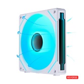 Вентилятор Lian Li UNI FAN SL-INF 140 Reverse White /14RSLIN1W/ 140x140x25мм (PWM, ARGB, 200-1600 об/мин, 28,6dBa) / G99.14RSLIN1W.R0