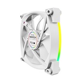 Вентилятор Montech RX120 PWM Reverse White / 120mm, 4pin PWM, 3pin ARGB, 800-1600RPM, 59.0CFM, 27.0dBA, Rifle bearing / RX120W