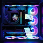 Система водяного охлаждения Valkyrie Jarn 360 ARGB White / 3x120mm ARGB fans, 300W TDP, 34dBA / HW C360W