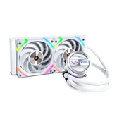 Система водяного охлаждения Valkyrie Dragonfang 240 White / 2x120mm ARGB fans, 250W TDP, 29dBA / HW GL240W