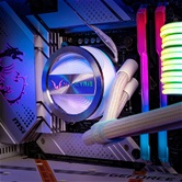 Система водяного охлаждения Valkyrie Dragonfang 240 White / 2x120mm ARGB fans, 250W TDP, 29dBA / HW GL240W