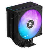 Кулер XASTRA AR400 FRGB BK  LGA1851/1700/1200/115X/AM5/AM4 (20шт/кор, TDP 220W, 4 тепл.трубки , PWM FAN FRGB 120mm , top cover with FRGB led, black heatsink ) RET