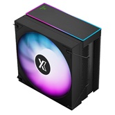 Кулер XASTRA AR400 FRGB BK  LGA1851/1700/1200/115X/AM5/AM4 (20шт/кор, TDP 220W, 4 тепл.трубки , PWM FAN FRGB 120mm , top cover with FRGB led, black heatsink ) RET