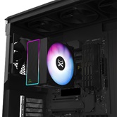 Кулер XASTRA AR400 FRGB BK  LGA1851/1700/1200/115X/AM5/AM4 (20шт/кор, TDP 220W, 4 тепл.трубки , PWM FAN FRGB 120mm , top cover with FRGB led, black heatsink ) RET