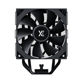 Кулер XASTRA AR400 DIGITAL BK  LGA1851/1700/1200/115X/AM5/AM4 (20шт/кор, TDP 220W, 4 тепл.трубки , PWM FAN 120mm black , top cover with display, black heatsink ) RET