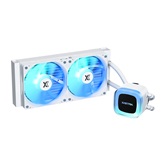 Система водяного охлаждения XASTRA  LP240 ARGB WH  LGA1851/1700/1200/115X/AM5/AM4 ( 2x120, ARGB fan and PUMP, TDP 265W, white) RET