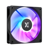 Вентилятор XASTRA FC120B ARGB single pack 120x120x25мм ( ARGB, PWM, black)  BOX / FC120-1BA-SXX-GL