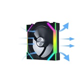 Вентилятор Lian Li UNI FAN SL WIRELESS 120 / 12SL1W1B BLACK / 120x124,5x28мм (PWM, ARGB, 2000 об/мин (Max.), 28.5dBa) / G99.12SL1W1B.R0