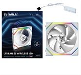 Вентилятор Lian Li UNI FAN SL WIRELESS 120 / 12SL1W1W WHITE / 120x124,5x28мм (PWM, ARGB, 2000 об/мин (Max.), 28.5dBa) / G99.12SL1W1W.R0