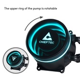 Комплект водяного охлаждения Chieftec ICEBERG 360 CLC-360-RGB LGA1700/1200/115X/AM5/AM4 (6шт./кор, TDP 300W, ARGB PUMP, PWM, TRIPLE ARGB FAN 120mm) RET