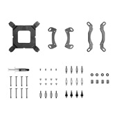 Комплект водяного охлаждения Chieftec ICEBERG 240 Dark CLC-240-BLK LGA1700/1200/115X/AM5/AM4 (8шт./кор, TDP 250W, ARGB PUMP, PWM, DUAL FAN 120mm) RET