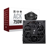 Блок питания 1STPLAYER ACK STANDARD 750W Black / ATX 2.4, APFC, 80 PLUS Standard, Double Forward, Teapo main cap, 140mm fan, non-modular / HA-750AC2