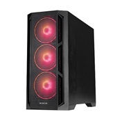 Корпус CHIEFTEC APEX LUMO GA-01B-L-OP, TG, 4x140mm ARGB Fan, mini-ITX, mATX, ATX, E-ATX, черный