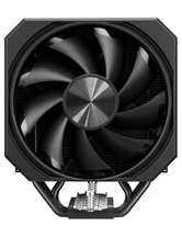 Кулер upHere UP1KC4 Black / 4HPx6mm, 230W TDP, single tower, 1x120mm fan, 600-1650RPM, 68 CFM, 25dBA, ARGB cover / UP1KC4