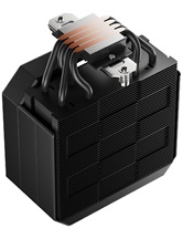 Кулер upHere UP1KC4C Black ARGB / 4HPx6mm, 230W TDP, single tower, 1x120mm ARGB fan, 600-1650RPM, 68 CFM, 25dBA / UP1KC4C