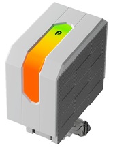 Кулер upHere UP1TC4C White ARGB / 4HPx6mm, 230W TDP, single tower, 1x120mm ARGB fan, 600-1650RPM, 68 CFM, 25dBA / UP1TC4C