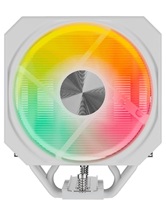 Кулер upHere UP1TC6C White ARGB / 6HPx6mm, 250W TDP, single tower, 1x120mm ARGB fan, 600-1650RPM, 68 CFM, 25dBA / UP1TC6C
