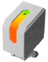 Кулер upHere UP1TC6C White ARGB / 6HPx6mm, 250W TDP, single tower, 1x120mm ARGB fan, 600-1650RPM, 68 CFM, 25dBA / UP1TC6C