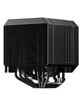 Кулер upHere UP2KC6 Black / 6HPx6mm, 265W TDP, dual tower, 2x120mm fans, 600-1650RPM, 68 CFM, 25dBA, ARGB cover / UP2KC6