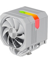 Кулер upHere UP2TC6 White / 6HPx6mm, 265W TDP, dual tower, 2x120mm fans, 600-1650RPM, 68 CFM, 25dBA, ARGB cover / UP2TC6