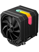 Кулер upHere UP2KC8 Black / 8HPx6mm, 280W TDP, dual tower, 2x120mm fans, 600-1650RPM, 68 CFM, 25dBA, ARGB cover / UP2KC8