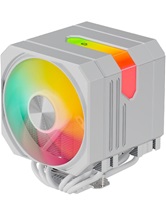 Кулер upHere UP2TC6C White ARGB / 6HPx6mm, 265W TDP, dual tower, 2x120mm ARGB fans, 600-1650RPM, 68 CFM, 25dBA / UP2TC6C