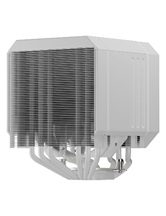 Кулер upHere UP2TC6C White ARGB / 6HPx6mm, 265W TDP, dual tower, 2x120mm ARGB fans, 600-1650RPM, 68 CFM, 25dBA / UP2TC6C