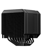 Кулер upHere UP2KC8C Black ARGB / 8HPx6mm, 280W TDP, dual tower, 2x120mm ARGB fans, 600-1650RPM, 68 CFM, 25dBA / UP2KC8C