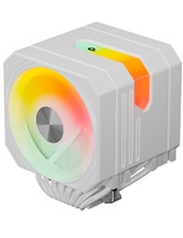Кулер upHere UP2TC8C White ARGB / 8HPx6mm, 280W TDP, dual tower, 2x120mm ARGB fans, 600-1650RPM, 68 CFM, 25dBA / UP2TC8C