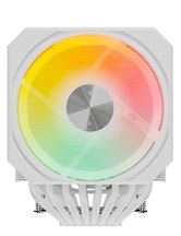 Кулер upHere UP2TC8C White ARGB / 8HPx6mm, 280W TDP, dual tower, 2x120mm ARGB fans, 600-1650RPM, 68 CFM, 25dBA / UP2TC8C