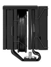 Кулер upHere UE2KC6 Black ARGB / 6HPx6mm, 265W TDP, dual tower, 2x120mm ARGB fans, 600-1650RPM, 68 CFM, 25dBA / UE2KC6