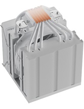 Кулер upHere UE2TC6 White ARGB / 6HPx6mm, 265W TDP, dual tower, 2x120mm ARGB fans, 600-1650RPM, 68 CFM, 25dBA / UE2TC6