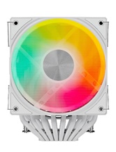Кулер upHere UE2TC6 White ARGB / 6HPx6mm, 265W TDP, dual tower, 2x120mm ARGB fans, 600-1650RPM, 68 CFM, 25dBA / UE2TC6