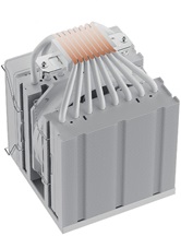 Кулер upHere UE2TC8 White ARGB / 8HPx6mm, 280W TDP, dual tower, 2x120mm ARGB fans, 600-1650RPM, 68 CFM, 25dBA / UE2TC8