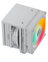 Кулер upHere UE2TC8 White ARGB / 8HPx6mm, 280W TDP, dual tower, 2x120mm ARGB fans, 600-1650RPM, 68 CFM, 25dBA / UE2TC8