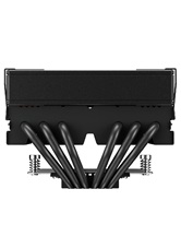 Кулер upHere H85K6 Black / 6HPx6mm, 180W TDP, top flow, 1x120mm fan, 600-1650RPM, 68 CFM, 25dBA / H85K6