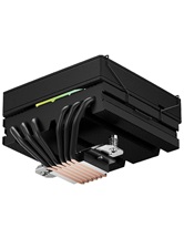 Кулер upHere H85KC6 Black ARGB / 6HPx6mm, 180W TDP, top flow, 1x120mm ARGB fan, 600-1650RPM, 68 CFM, 25dBA / H85KC6