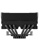 Кулер upHere H85KC6 Black ARGB / 6HPx6mm, 180W TDP, top flow, 1x120mm ARGB fan, 600-1650RPM, 68 CFM, 25dBA / H85KC6