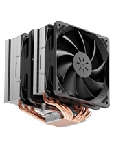 Кулер upHere D6SEK Black / 6HPx6mm, 260W TDP, dual tower, 2x120mm fans, 600-1600RPM, 68.2 CFM, 25dBA / D6SEK